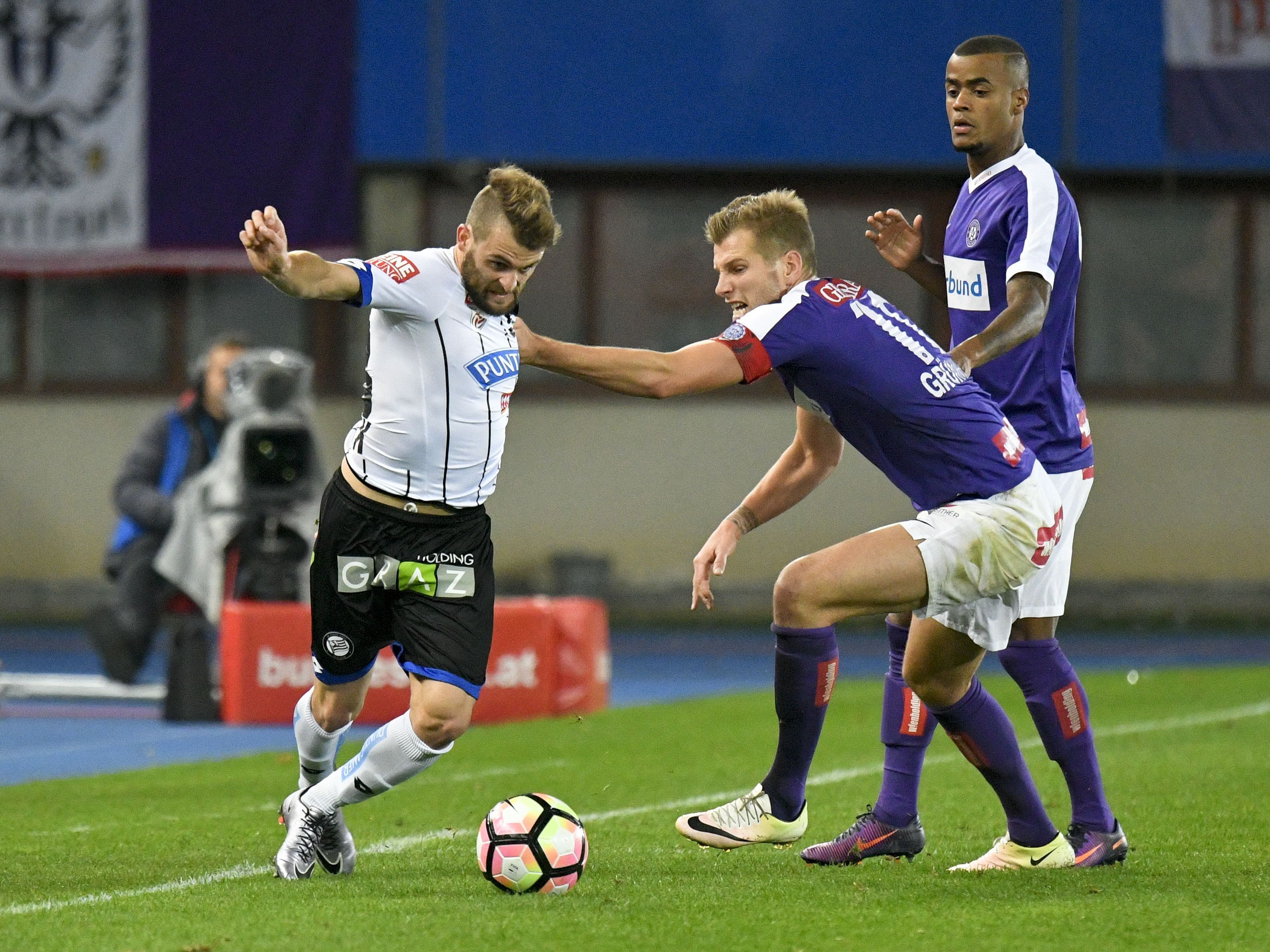 LIVE-Ticker zum Spiel SK Sturm Graz gegen FK Austria Wien ab 16.00 Uhr.