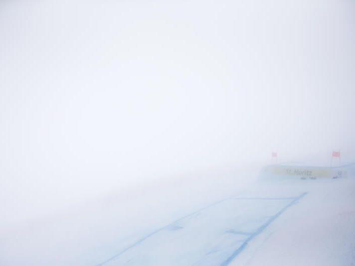 Der Nebel in St. Moritz war zu dicht