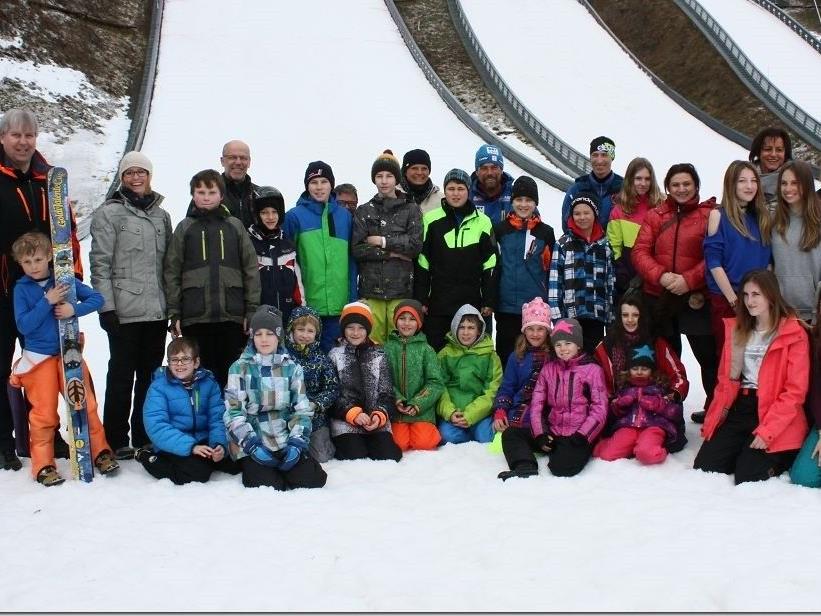 HS Bludenz beim Nordischen Skitag in Tschagguns