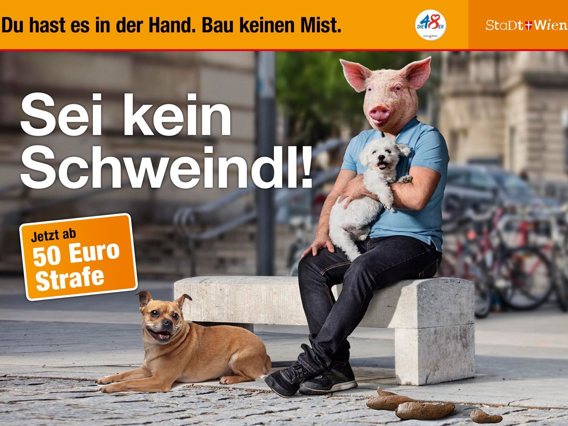 Neue Sauberkeits-Kampagne der Stadt Wien. Neue Sauberkeits-Kampagne der Stadt Wien.