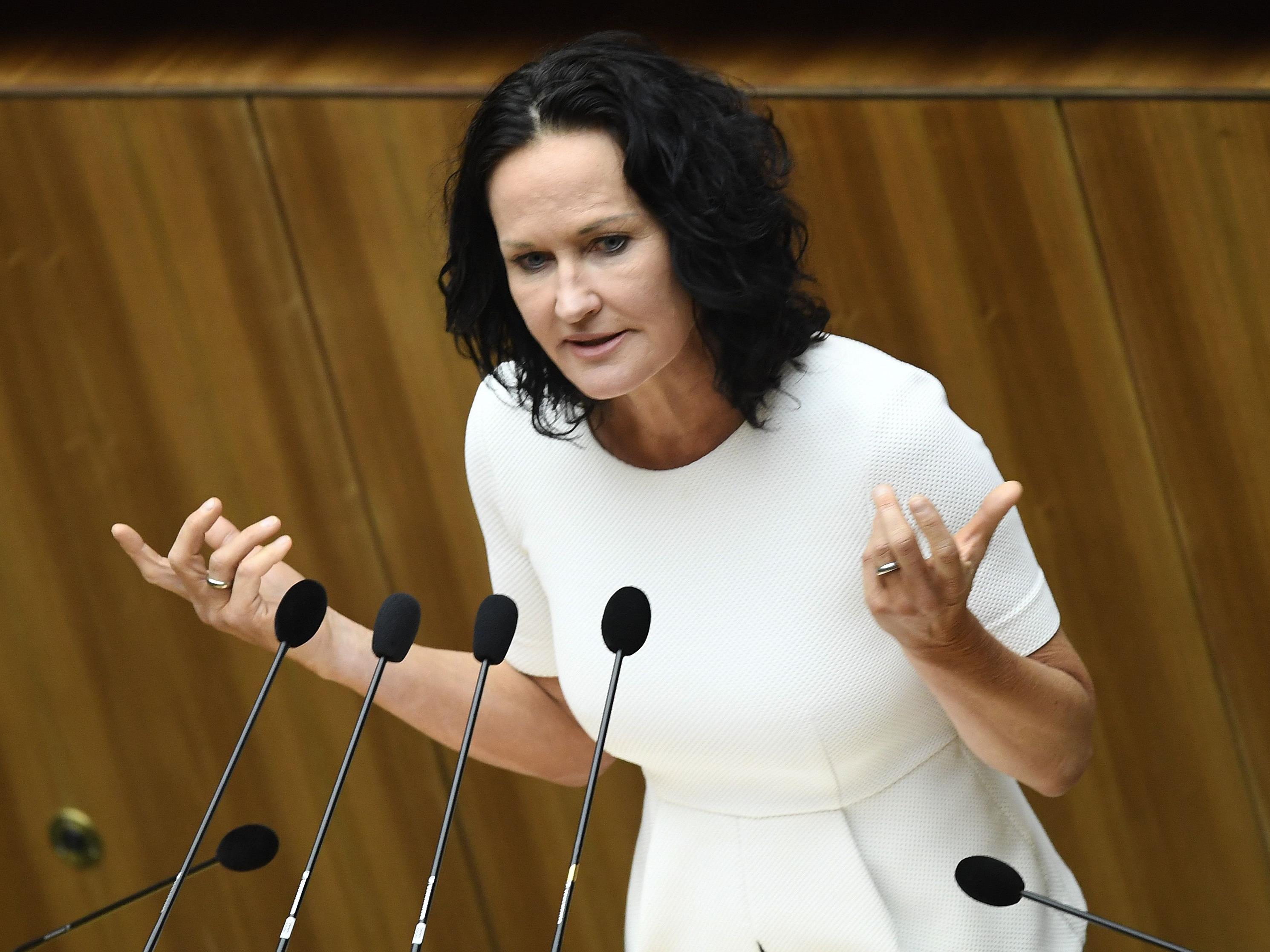 Grünen-Bundessprecherin Eva Glawischnig.