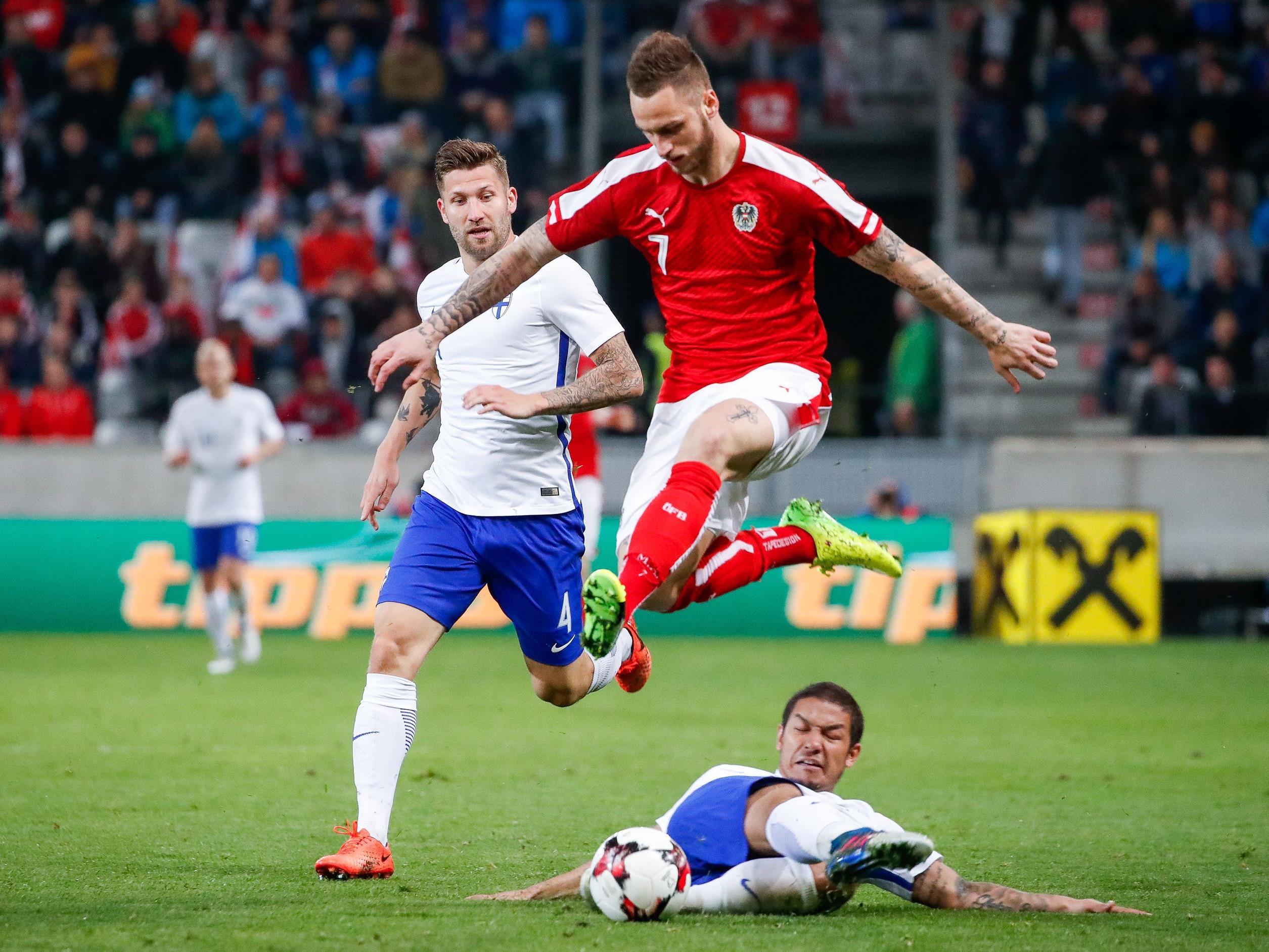 Österreich und Finnland trennten sich im Länderspiel mit 1:1.