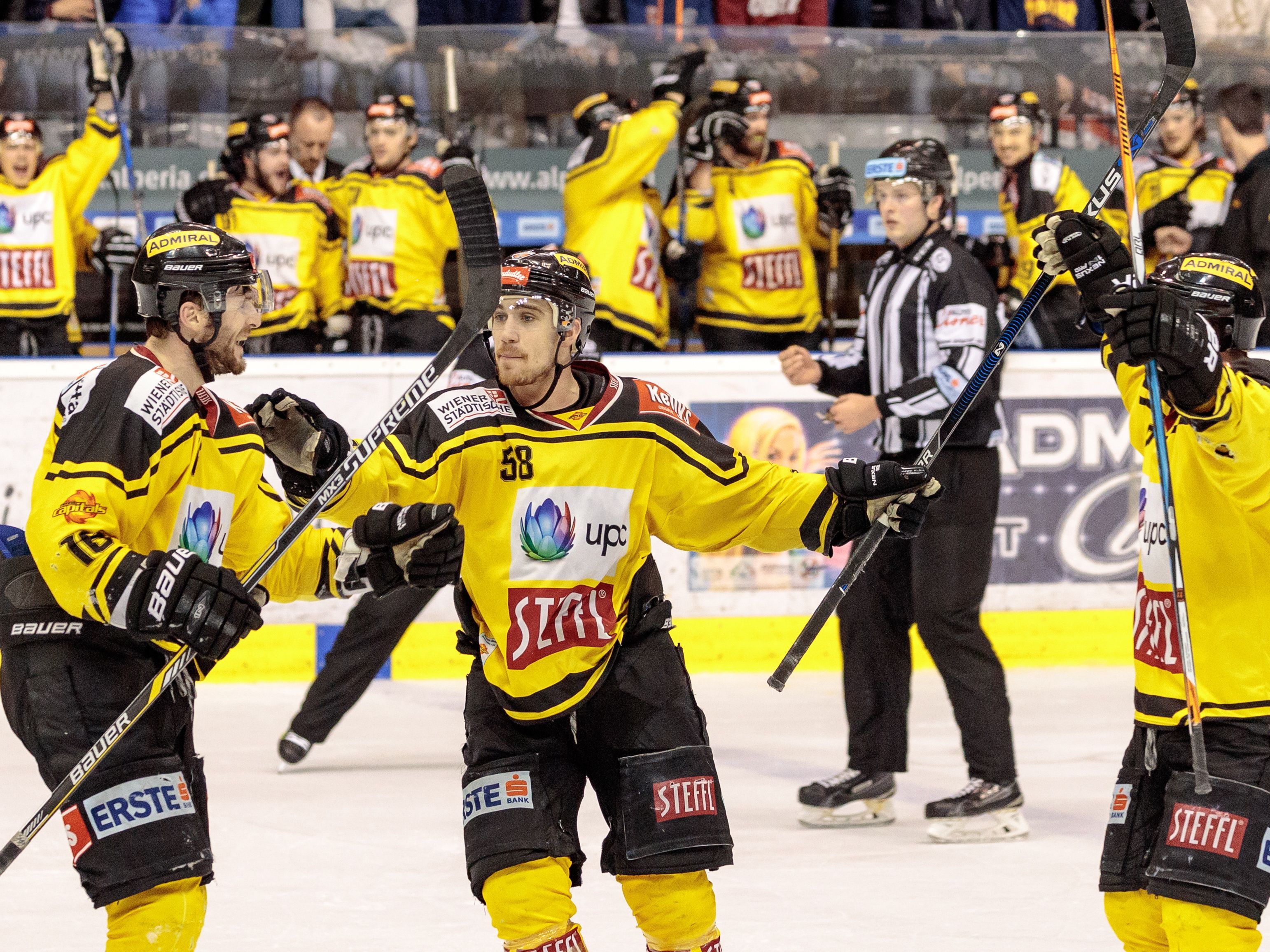 Die Vienna Capitals gehen als Favoriten ins EBEL-Finale gegen den KAC.