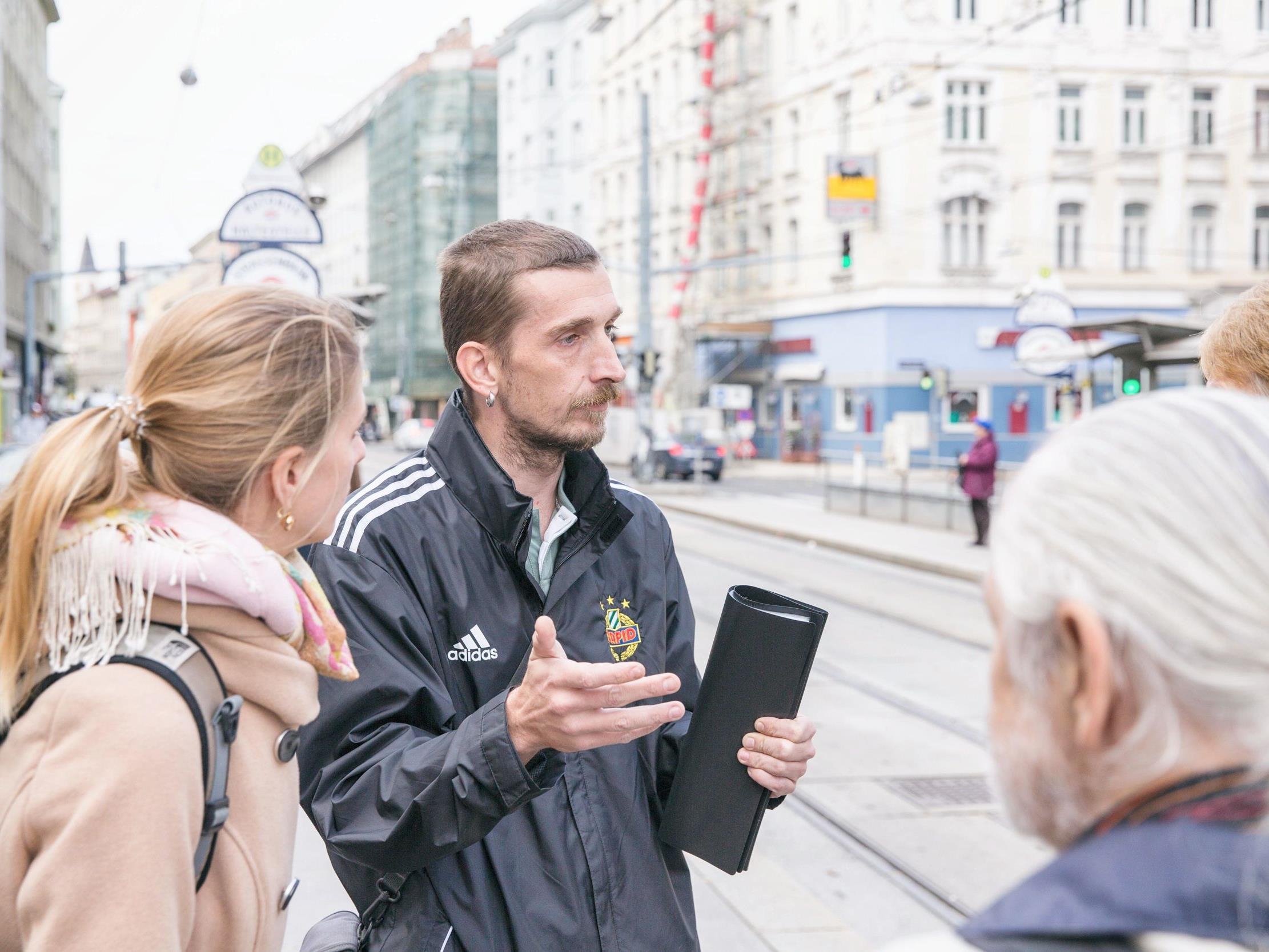 Bei den Shades Tours Vienna lernt man Wien aus der Sicht von Obdachlosen kennen