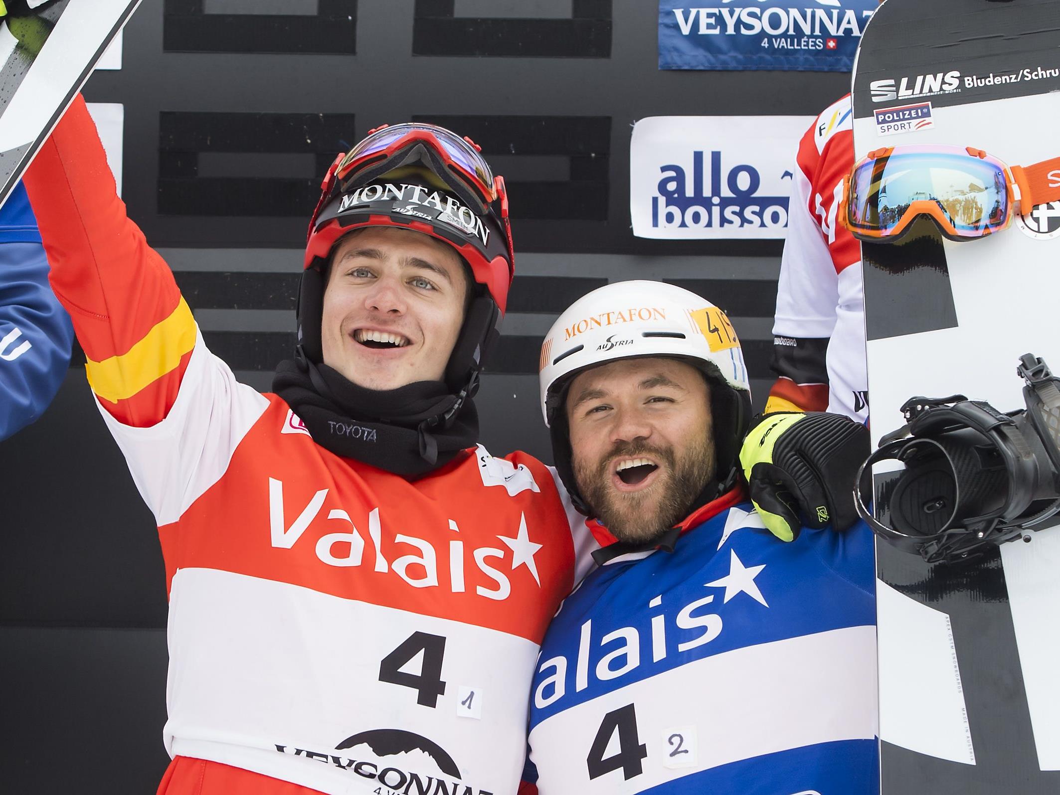 Die Vorarlberger Alessandro Hämmerle und Markus Schairer konnten den Teambewerb für sich entscheiden.