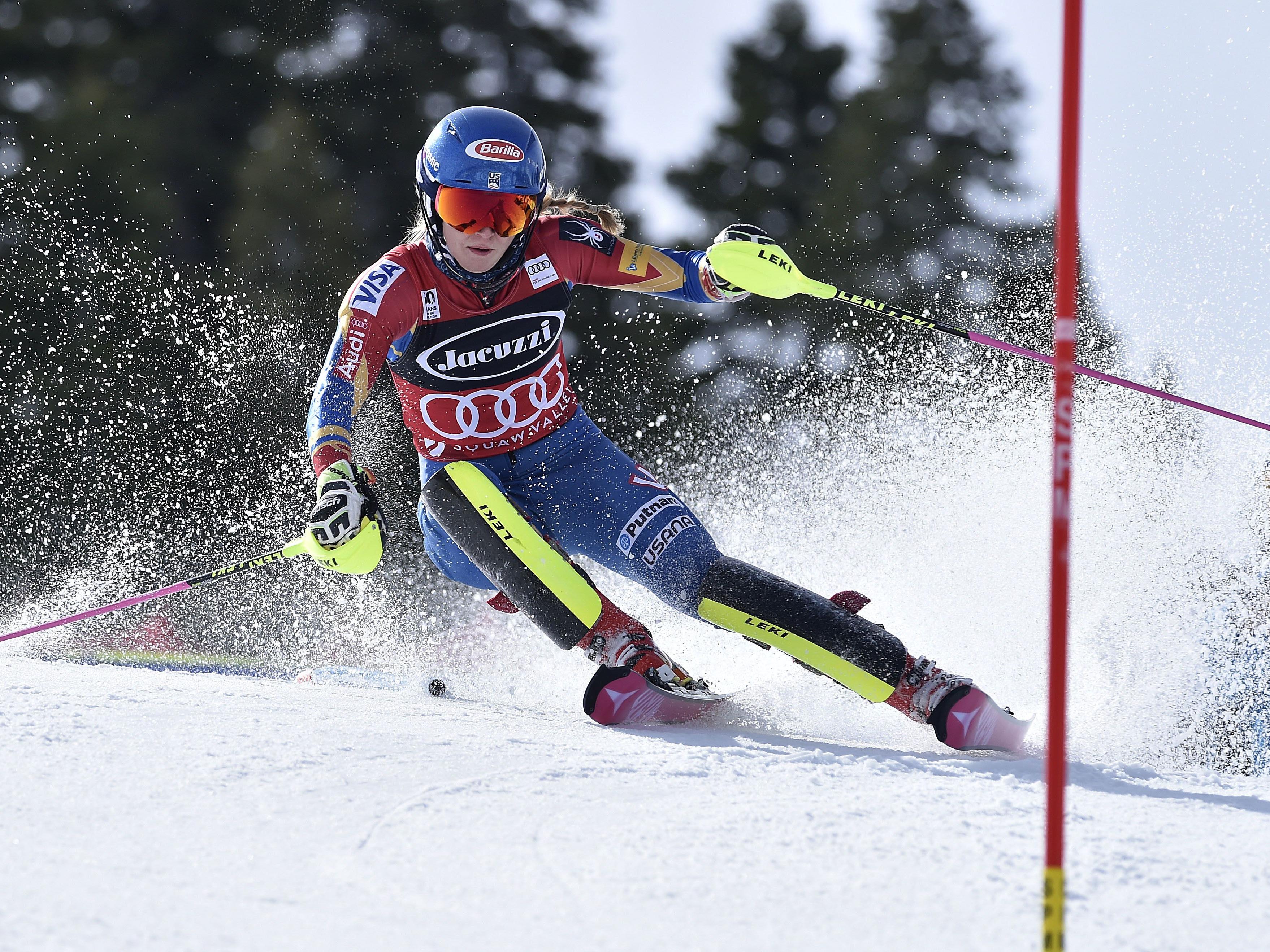 Mikaela Shiffrin sicherte sich bereits heute die kleine Kristallkugel im Slalom.