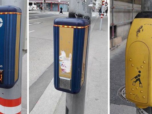 Die verschiedenen "Kästchen" an den Wiener Ampelanlagen sorgen für manche Verwirrung Die verschiedenen "Kästchen" an den Wiener Ampelanlagen sorgen für manche Verwirrung
