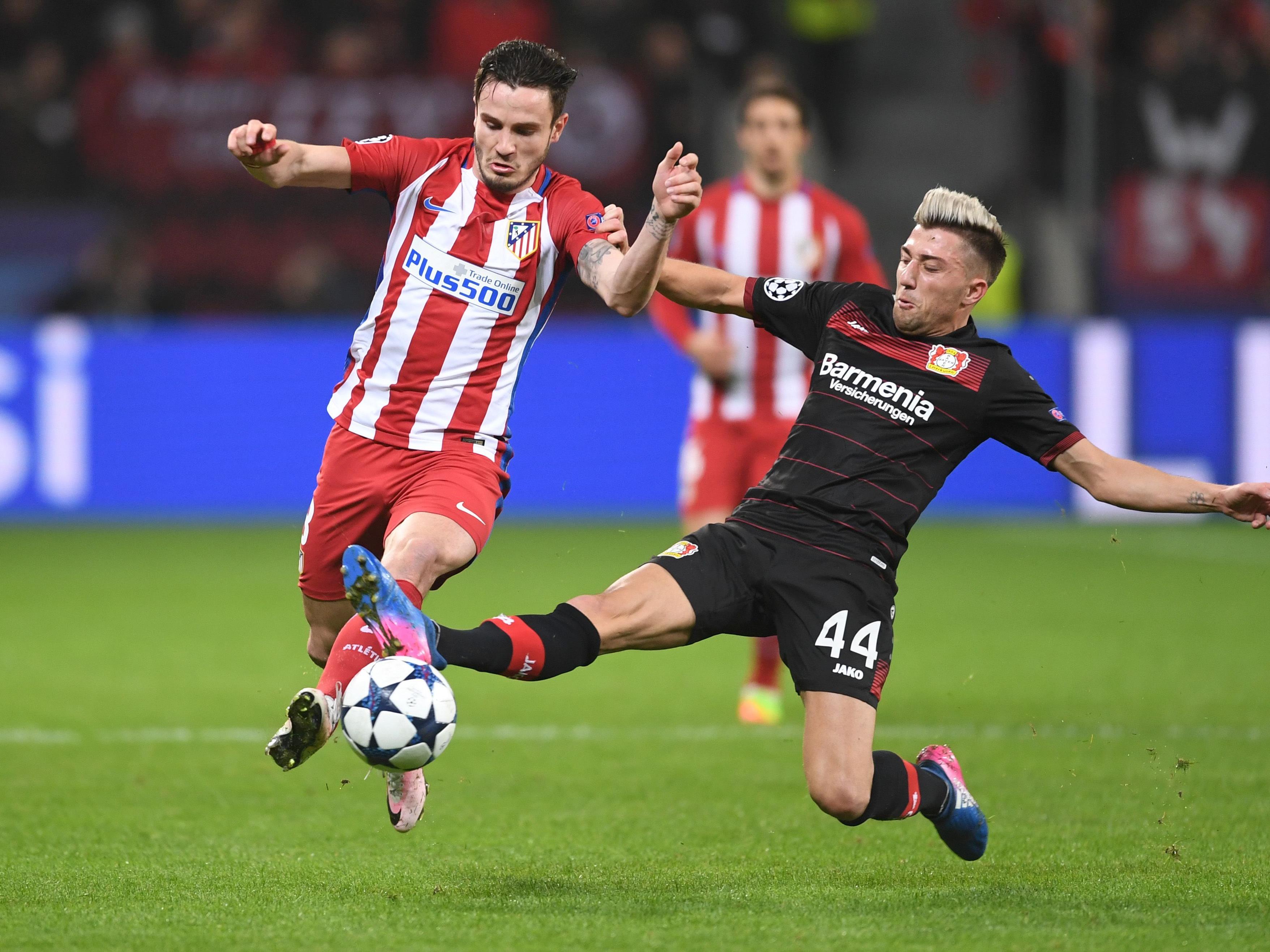 Atlético Madrid empfängt Bayer Leverkusen am späten Mittwochabend.
