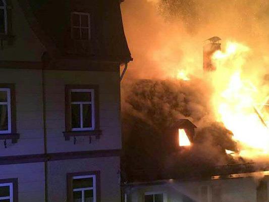 In einer ehemaligen Bäckerei in Mitterbach ist ein Brand ausgebrochen.