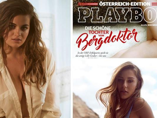 Bergdoktor-Tochter Ronja Forcher ziert das Cover des April-Playboy 2017.