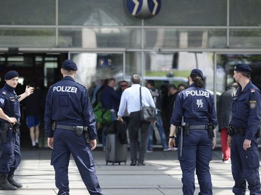 Zwei Polizisten wurden bei dem Einsatz leicht verletzt.