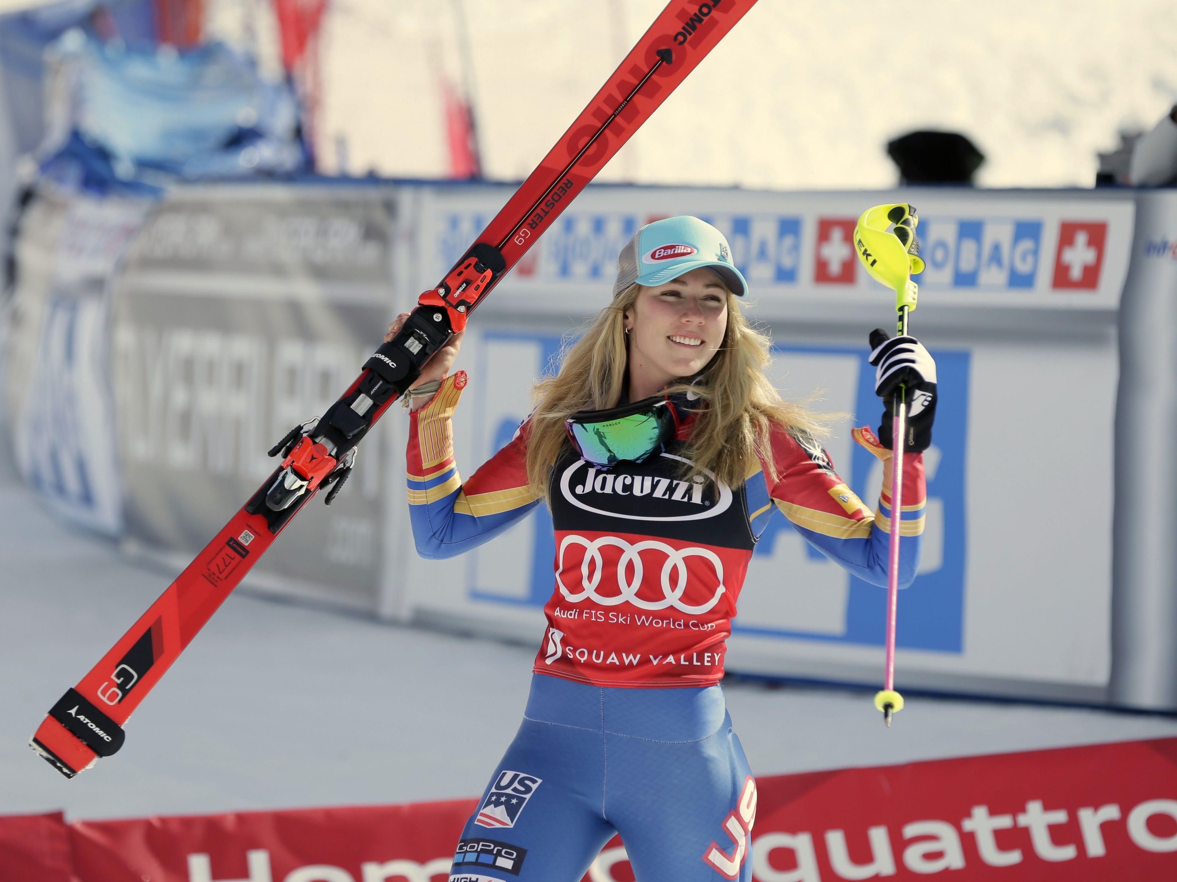 Skirennläuferin Mikaela Shiffrin steht als Gesamtweltcupsiegerin fest.