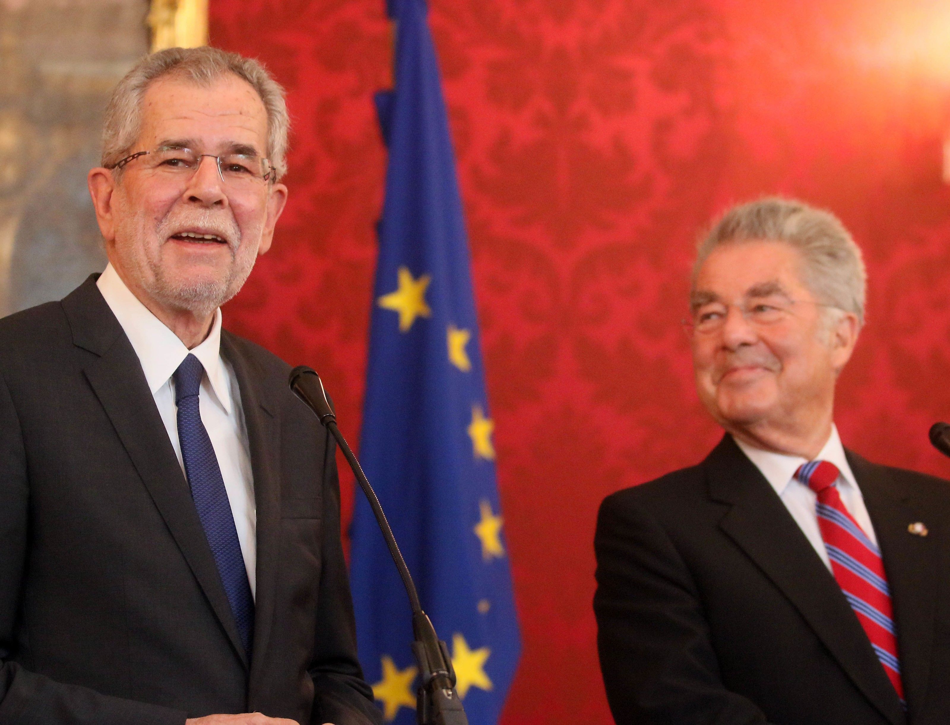 Van der Bellen will die langjährige Erfahrung Fischers ernst nehmen Van der Bellen will die langjährige Erfahrung Fischers ernst nehmen