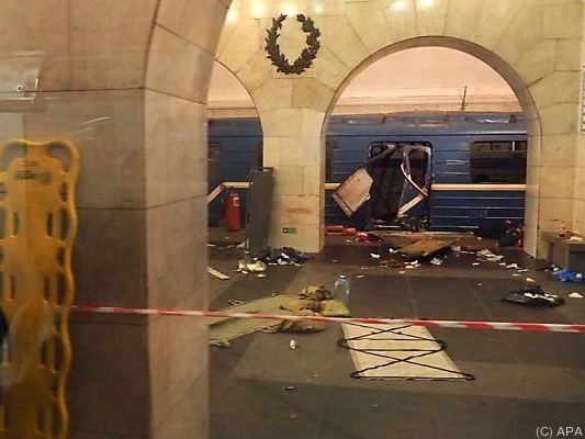 Die Explosion ereignete sich zwischen zwei Stationen Die Explosion ereignete sich zwischen zwei Stationen