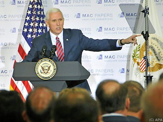 "Alle Optionen sind auf dem Tisch", so US-Vizepräsident Mike Pence "Alle Optionen sind auf dem Tisch", so US-Vizepräsident Mike Pence