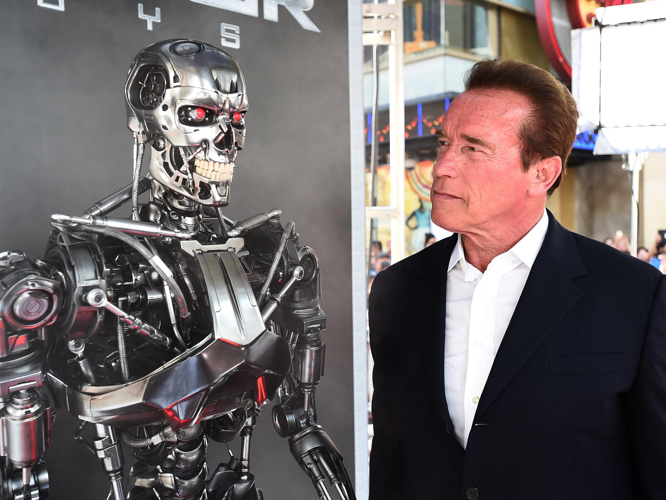 Arnold Schwarzenegger in LA bei der Premiere von Terminator 5: Genisys.