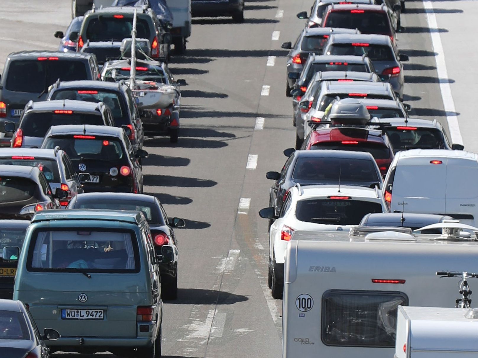 Am Freitag startete der Osterreiseverkehr und sorgte für Staus. Am Freitag startete der Osterreiseverkehr und sorgte für Staus.