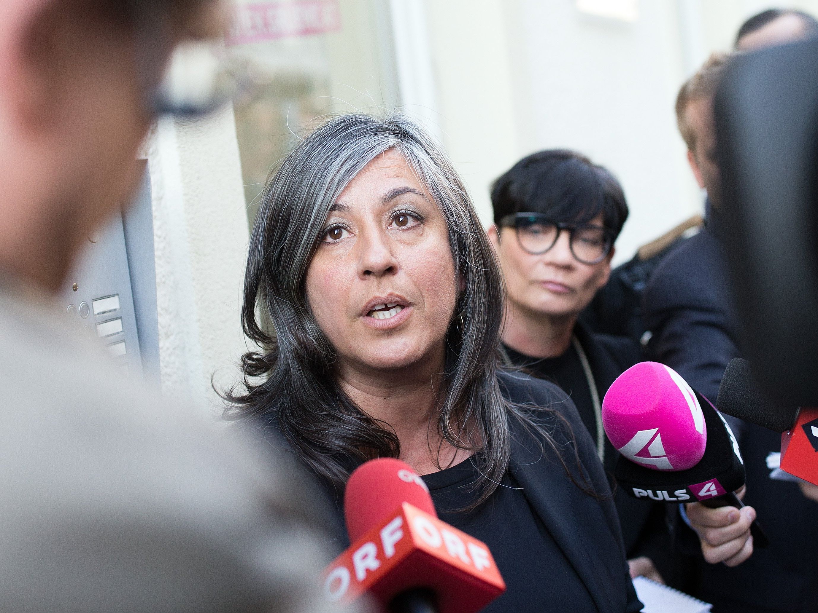 Maria Vassilakou vor der Krisensitzung der Grünen. Maria Vassilakou vor der Krisensitzung der Grünen.