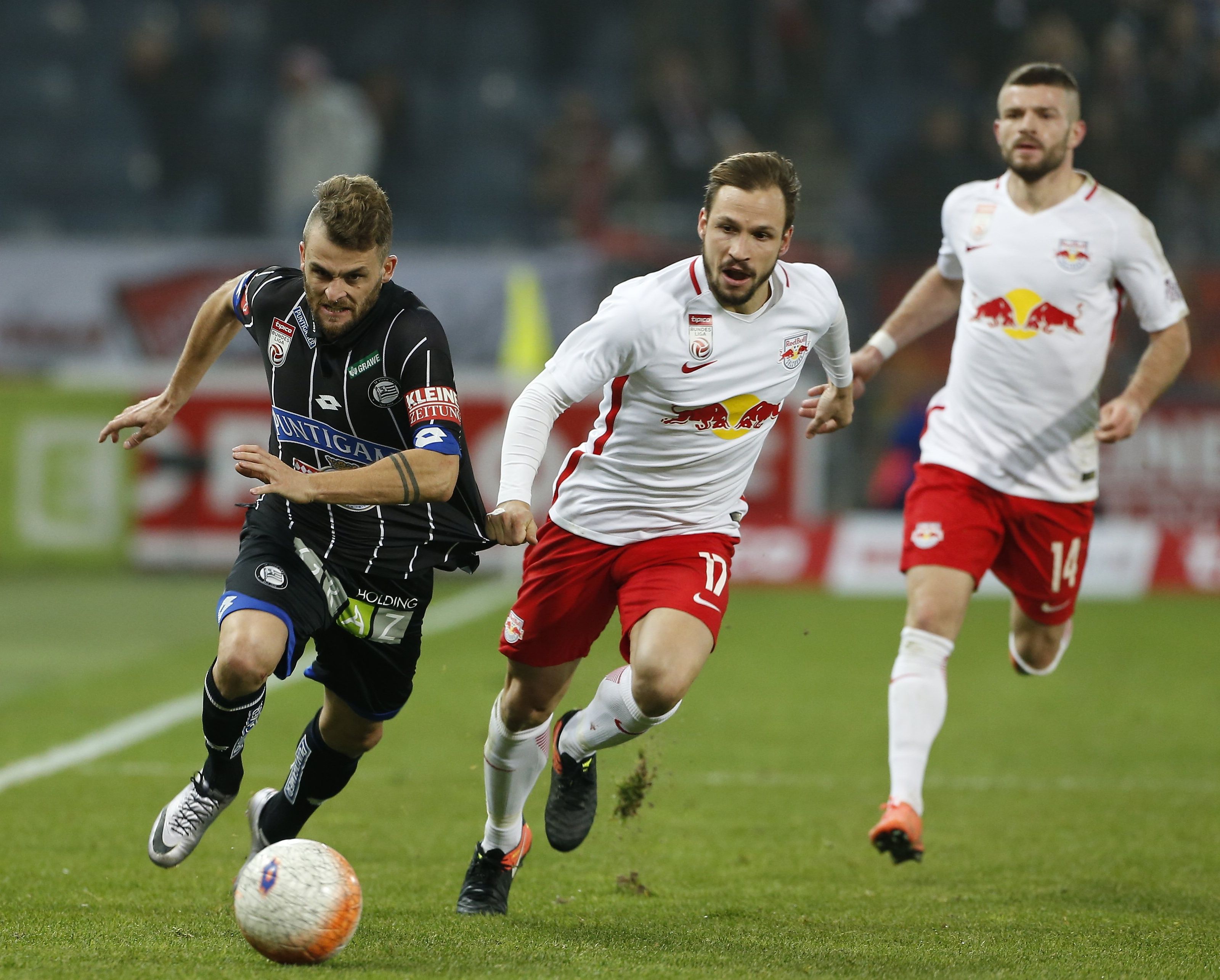 LIVE-Ticker zum Spiel Red Bull Salzburg gegen SK Sturm Graz ab 16.30 Uhr. LIVE-Ticker zum Spiel Red Bull Salzburg gegen SK Sturm Graz ab 16.30 Uhr.