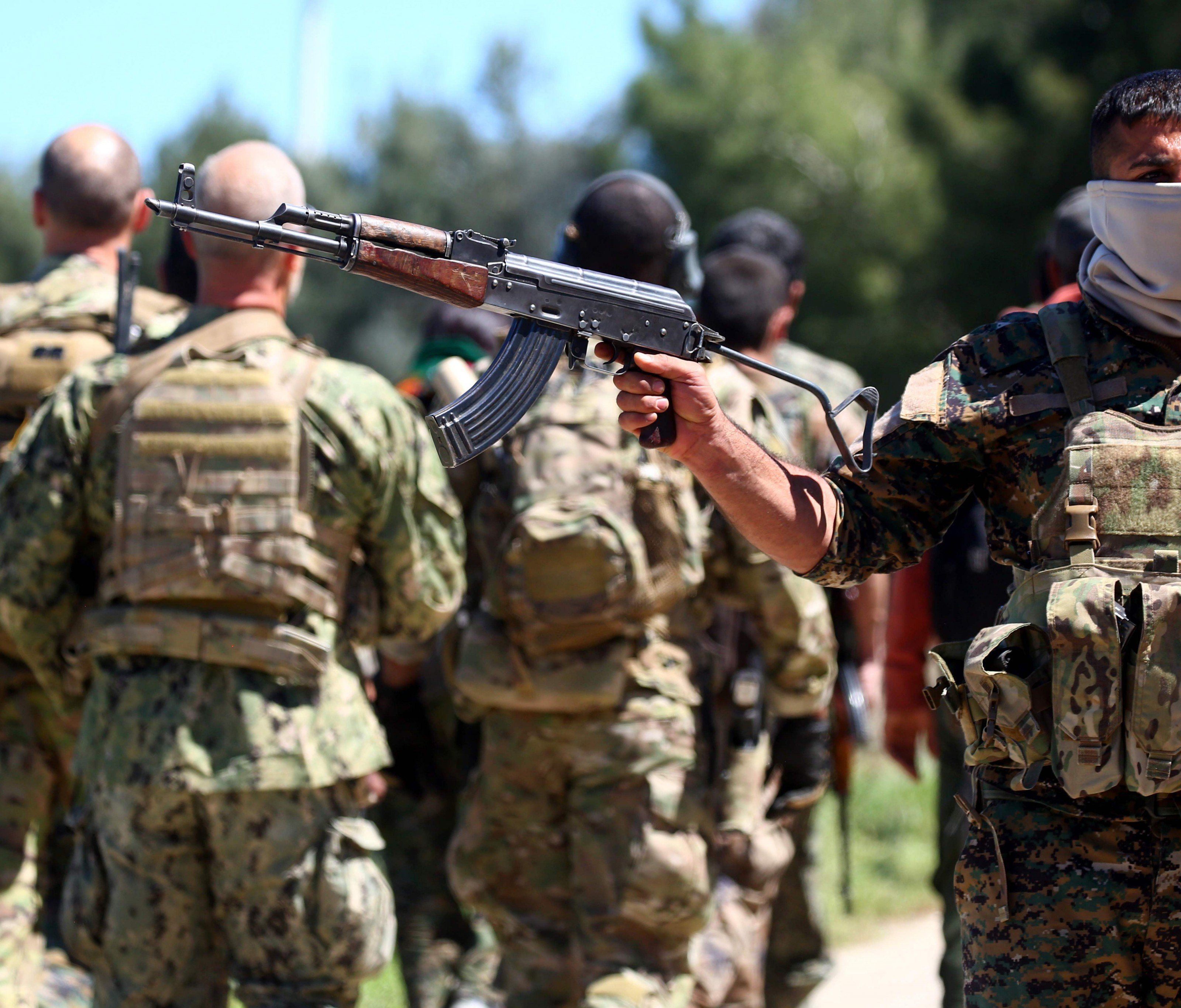 Spannungen zwischen der Türkei und der Kurdenmiliz. Spannungen zwischen der Türkei und der Kurdenmiliz.