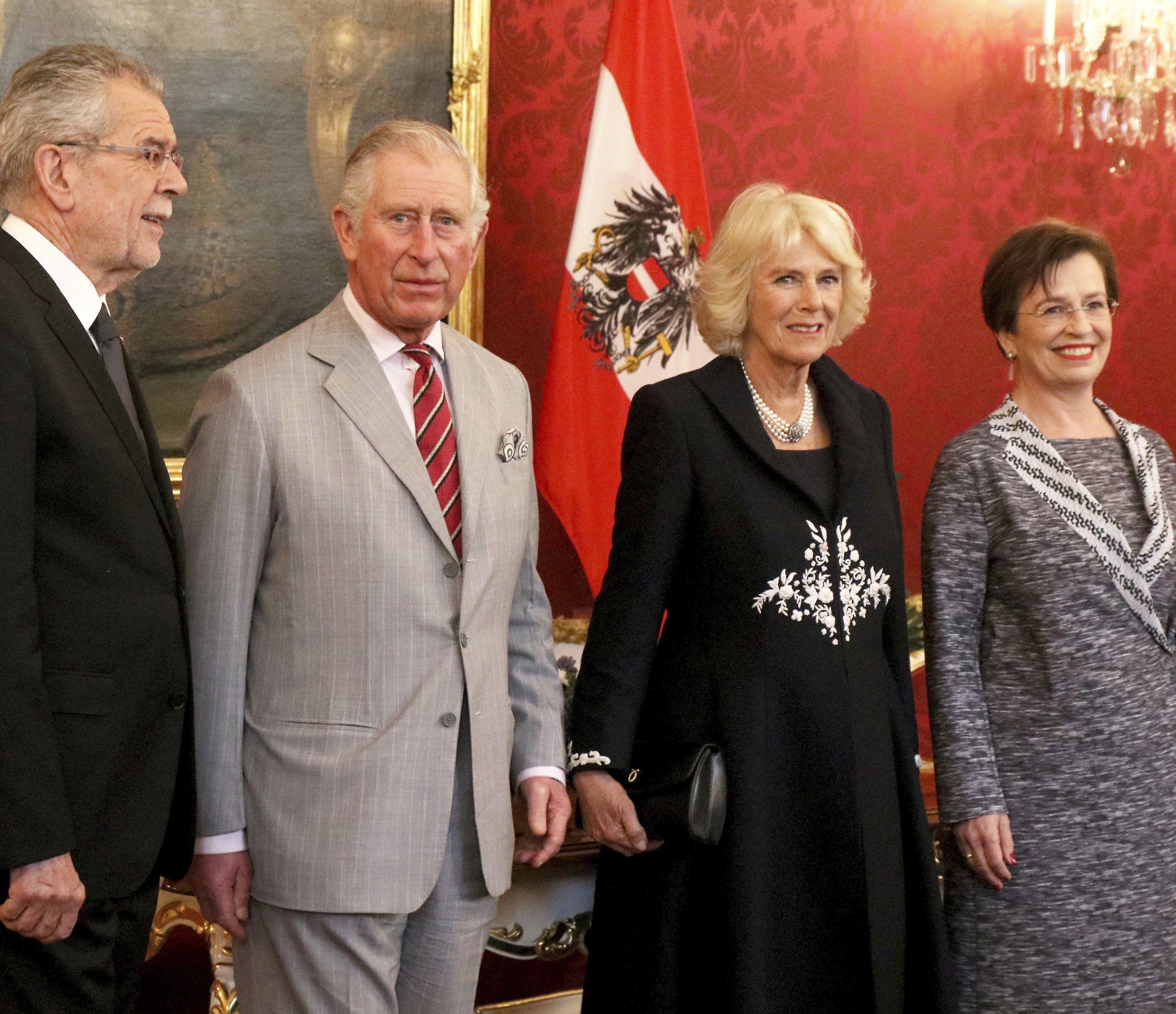 So lief das Treffen zwischen Prinz Charles und Bundespräsident Van der Bellen ab. So lief das Treffen zwischen Prinz Charles und Bundespräsident Van der Bellen ab.