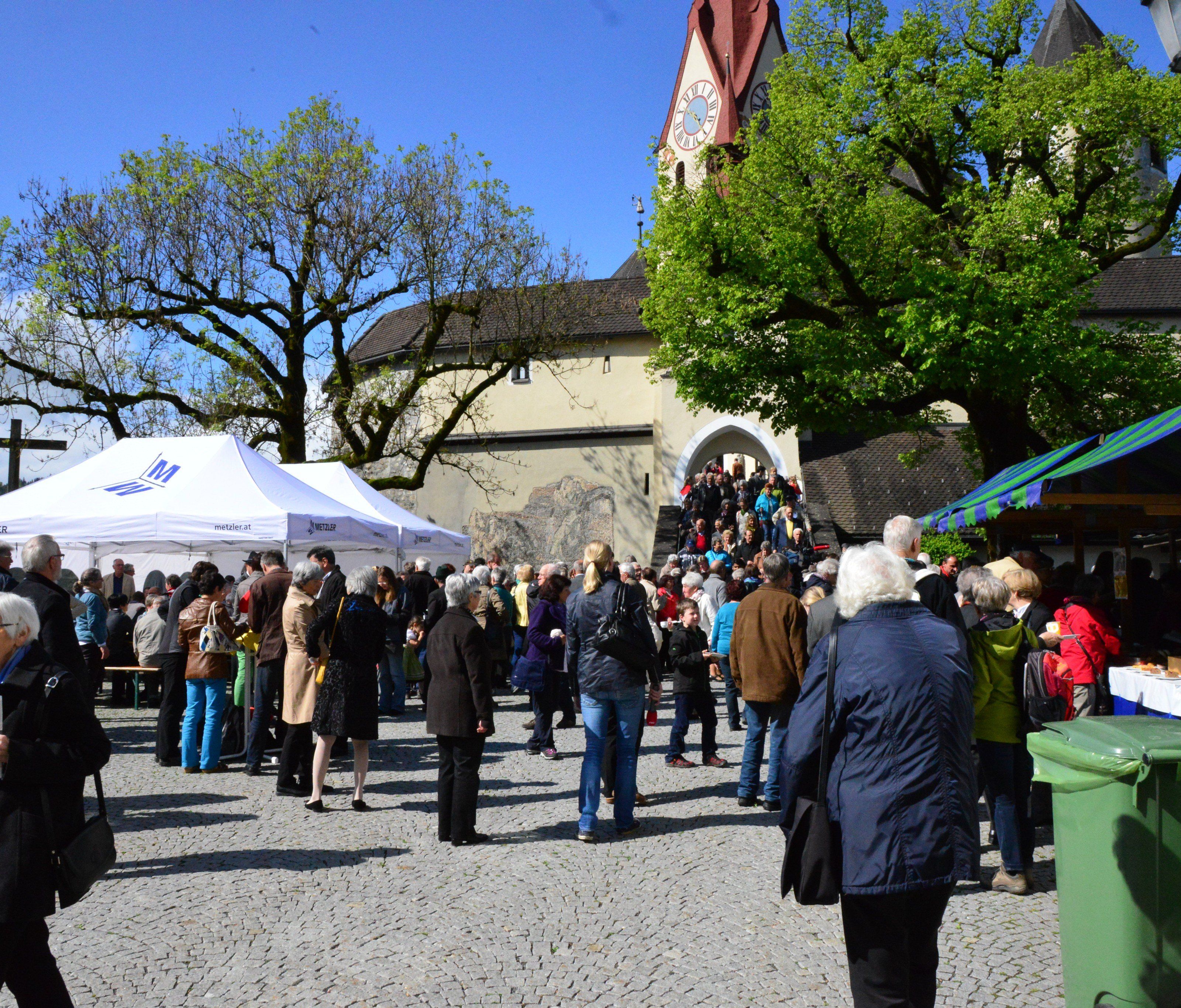 Landeswallfahrt zur Basilika am Rankweiler Liebfrauenberg. Landeswallfahrt zur Basilika am Rankweiler Liebfrauenberg.