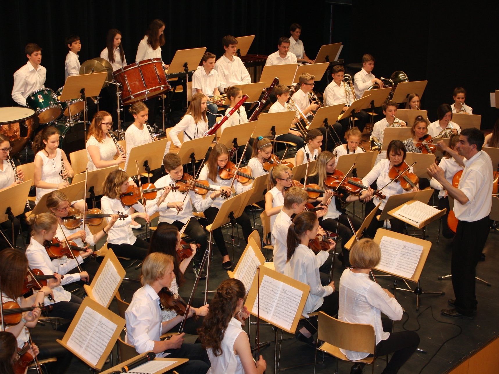 Das schuleigene Sinfonieorchester brilliert in Andelsbuch. Das schuleigene Sinfonieorchester brilliert in Andelsbuch.