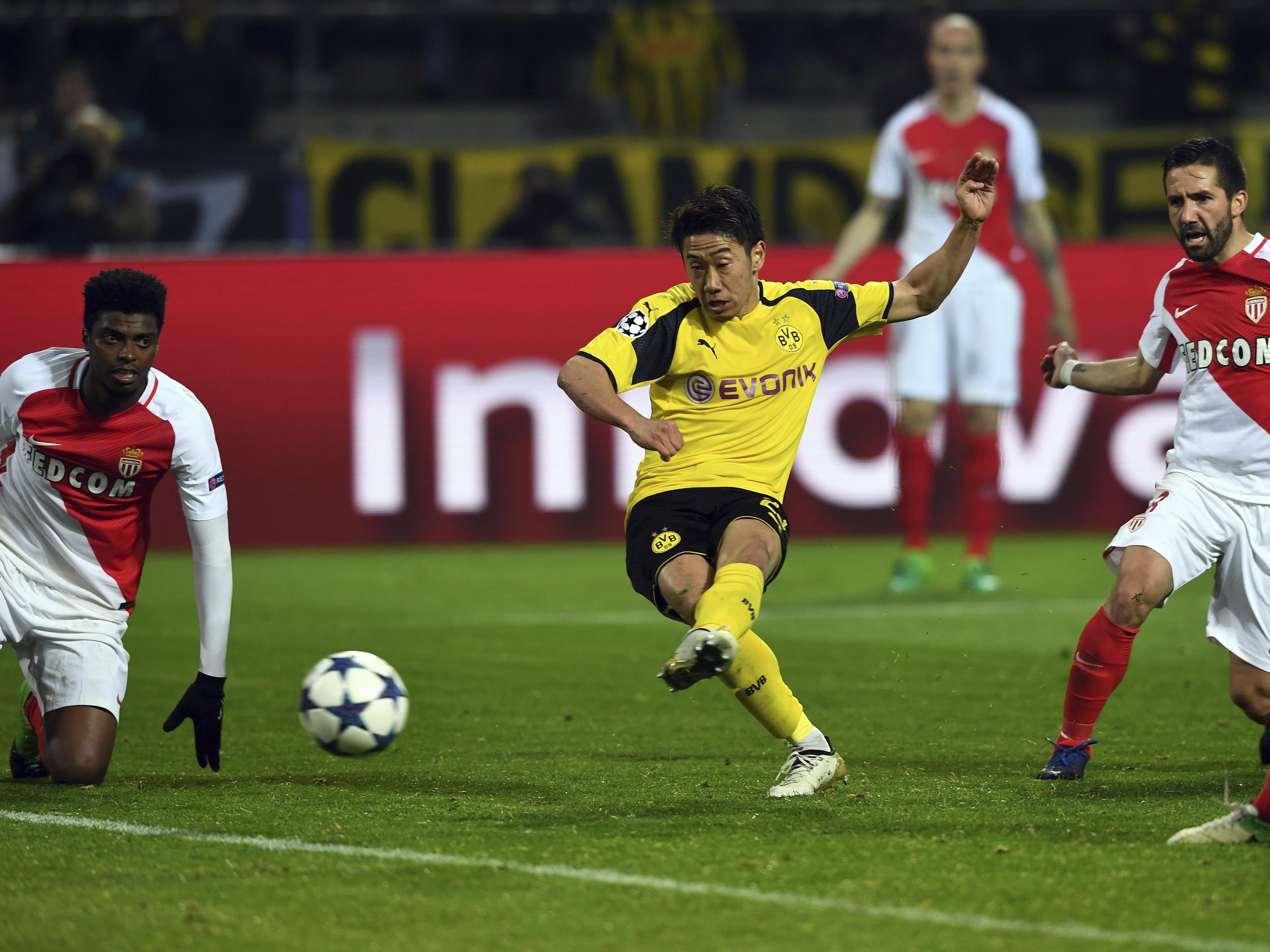 Borussia Dortmund versucht in Monaco, den 2:3-Rückstand aus dem Hinspiel aufzuholen.
