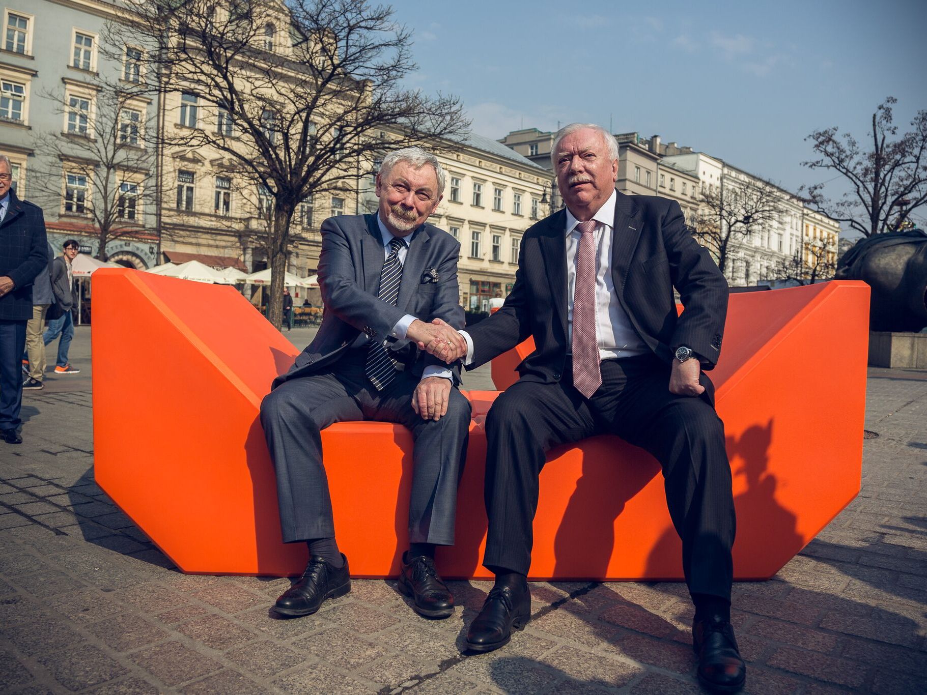 Die Partnerschaft zwischen Wien und Krakau wurde erneuert. Die Partnerschaft zwischen Wien und Krakau wurde erneuert.