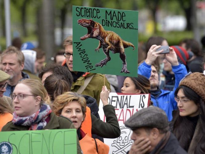 Viele dabei beim "Vienna March for Science". Viele dabei beim "Vienna March for Science".