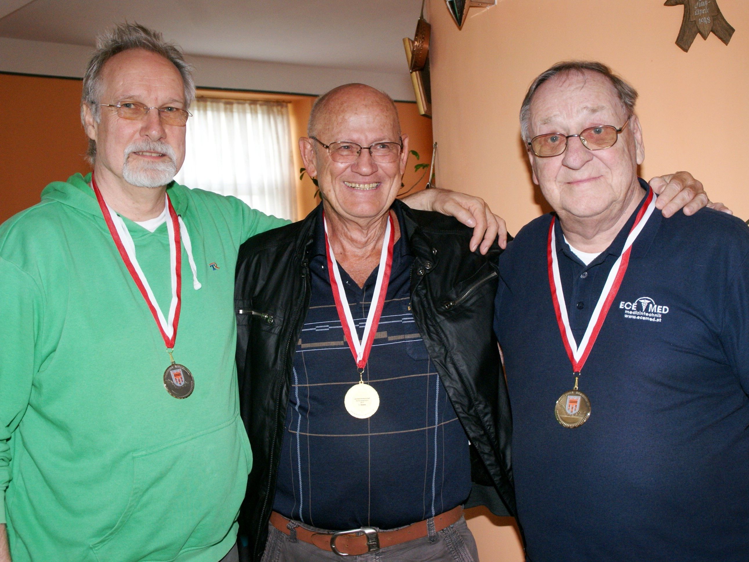 v.li. Dietmar Heinritz, Hermann Mittelberger, Hans Rigg v.li. Dietmar Heinritz, Hermann Mittelberger, Hans Rigg