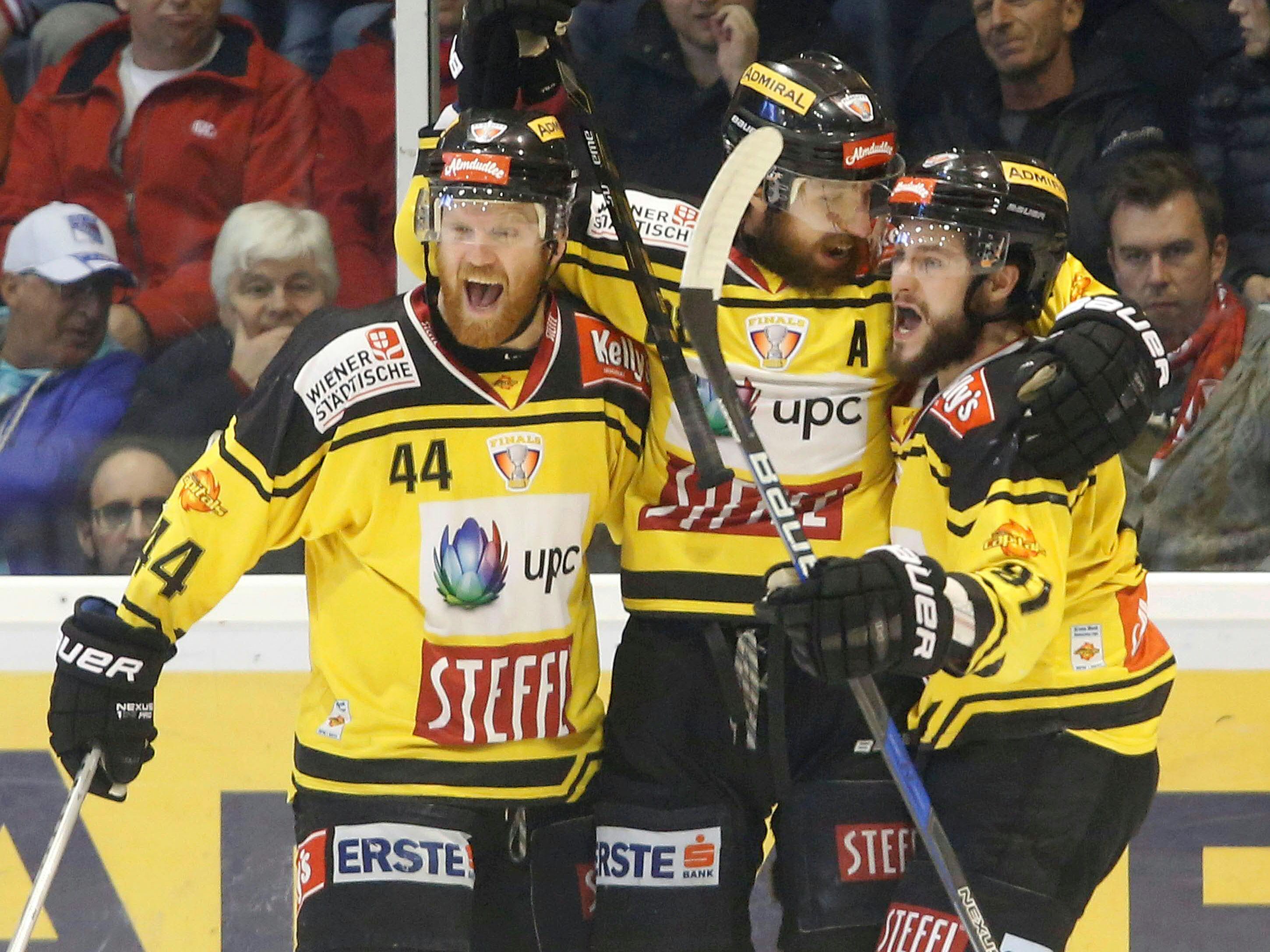 Die Vienna Capitals krönten sich im 4. Finalspiel zum Meister der EBEL. Die Vienna Capitals krönten sich im 4. Finalspiel zum Meister der EBEL.