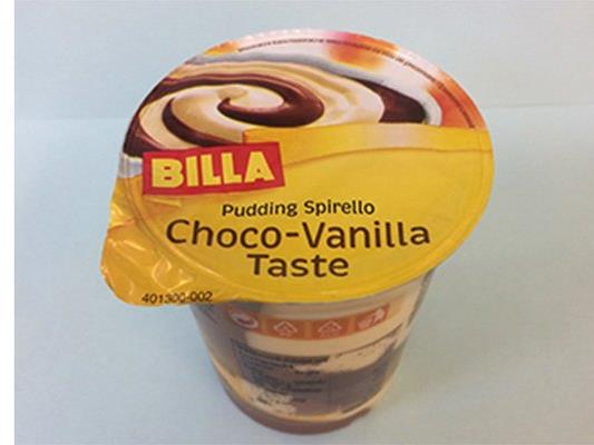 Auch Billa-Puddingprodukte sind vom Rückruf betroffen.