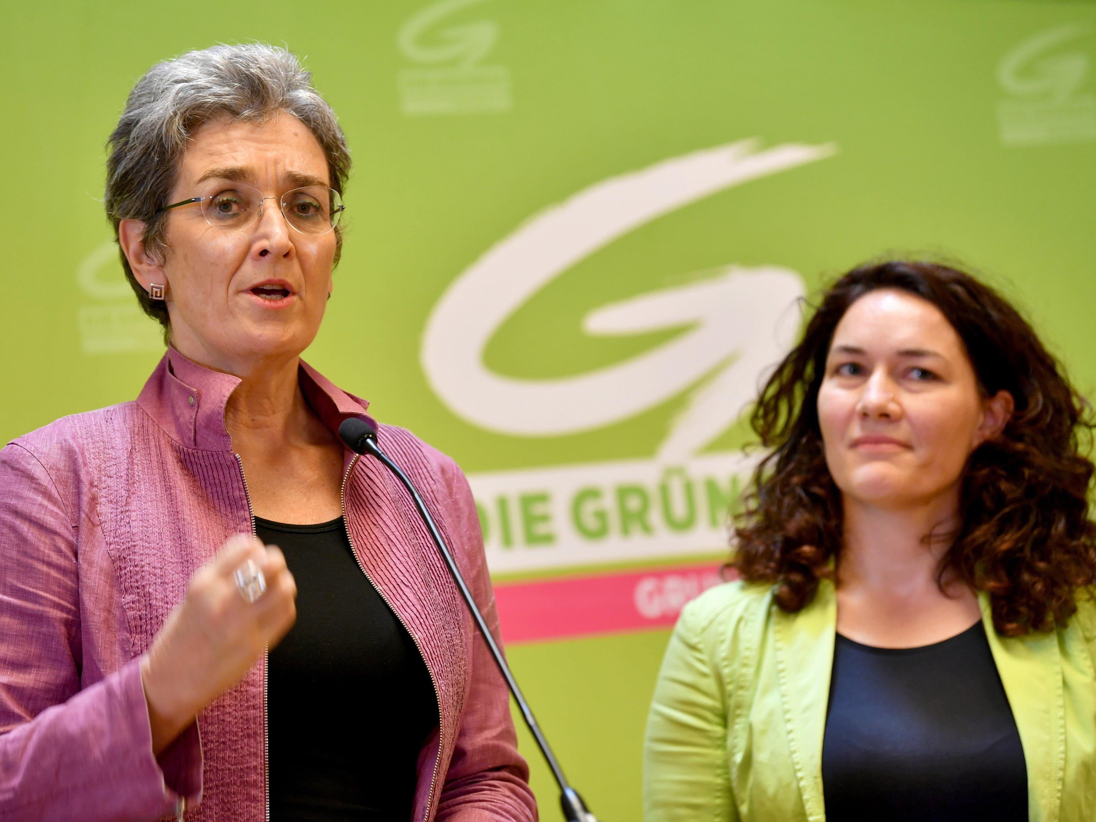 Ulrike Lunacek und Ingrid Felipe, die neuen Spitzen der Grünen.