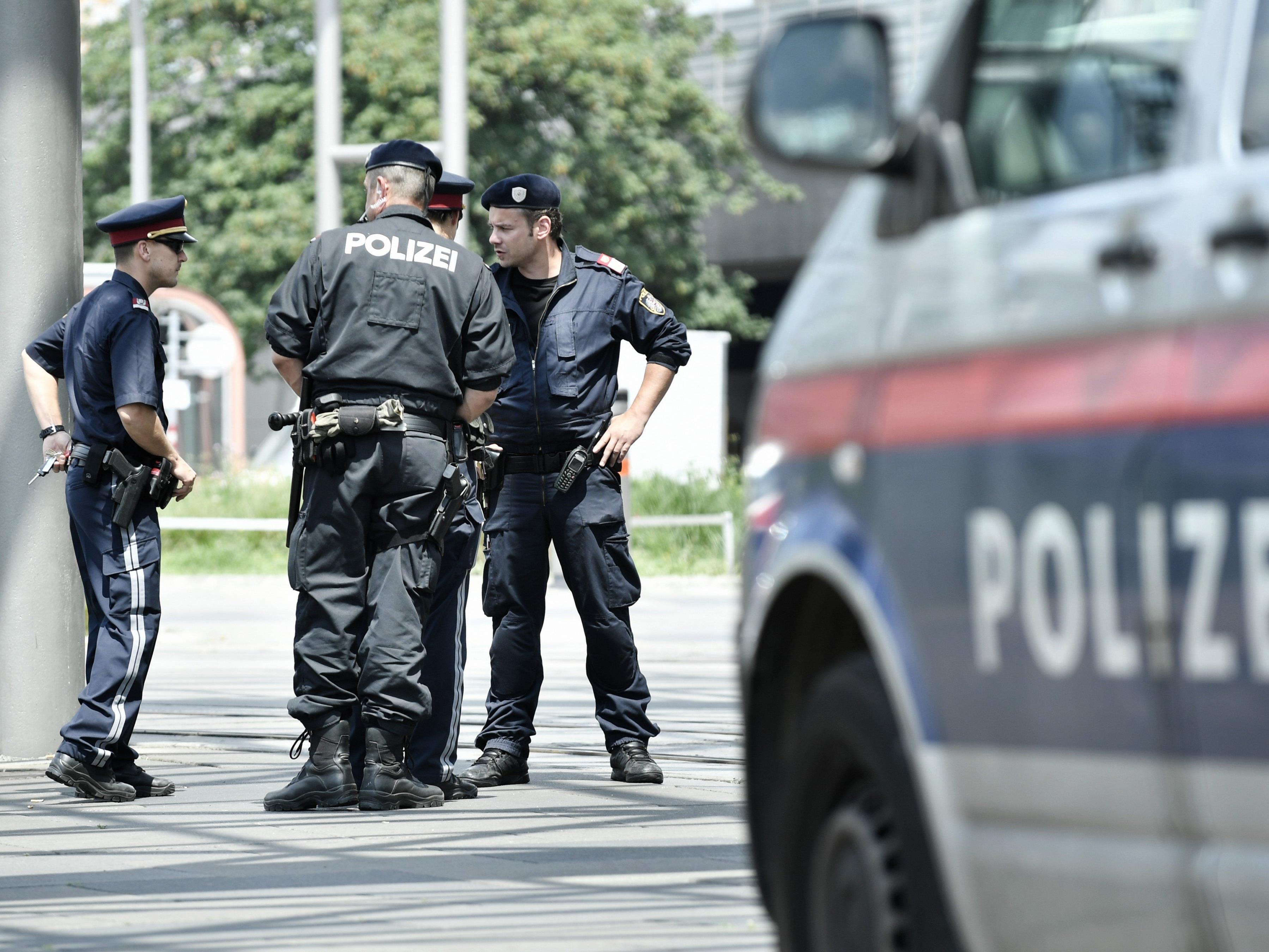 Fünf Polizisten wurden bei Amtshandlungen in Wien verletzt.