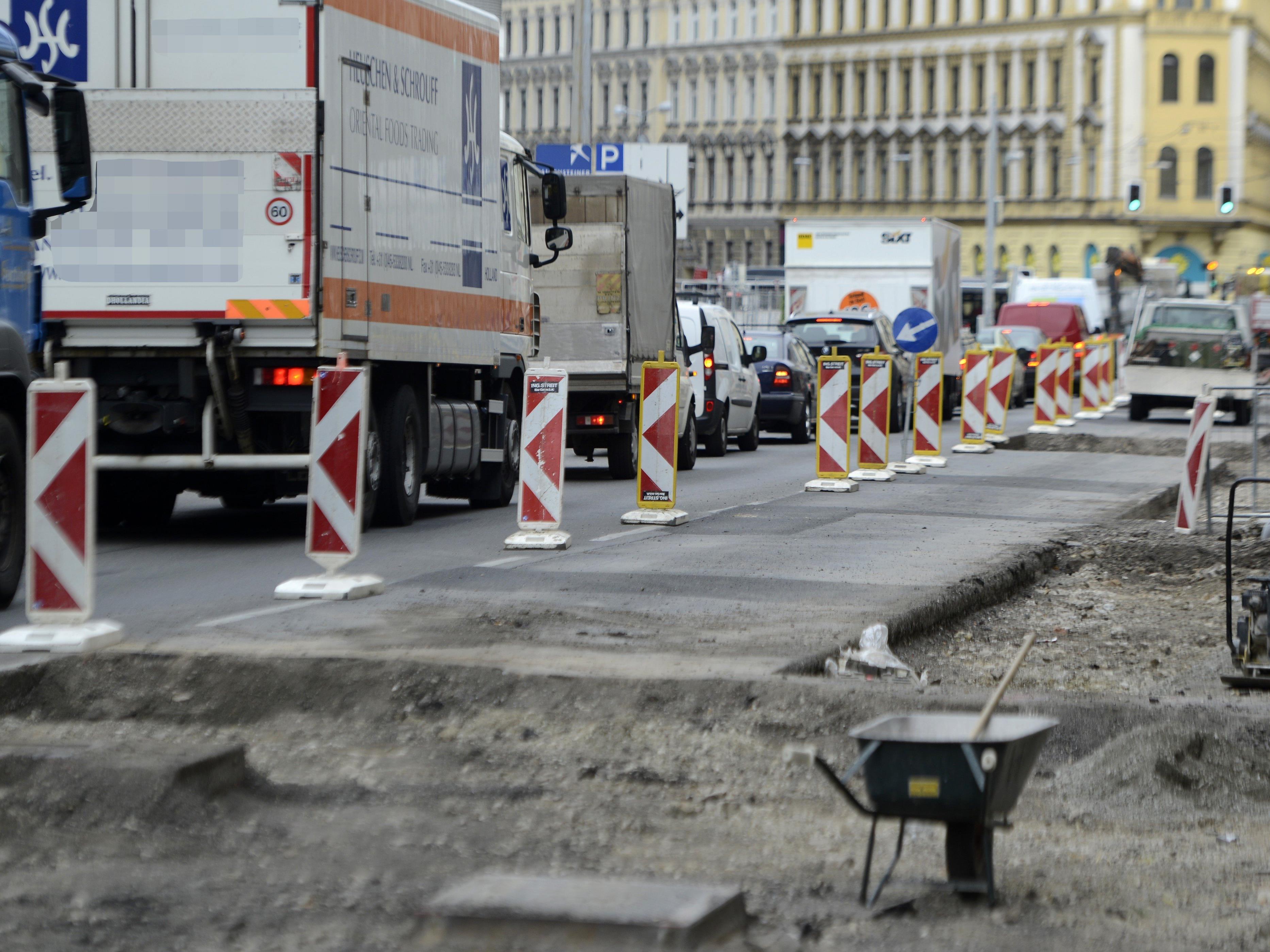 Update zu Verkehrsbehinderungen am Wochenende in Wien.