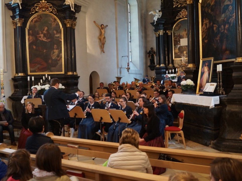 HM Ludesch spielt in der Pfarrkirche Ludesch