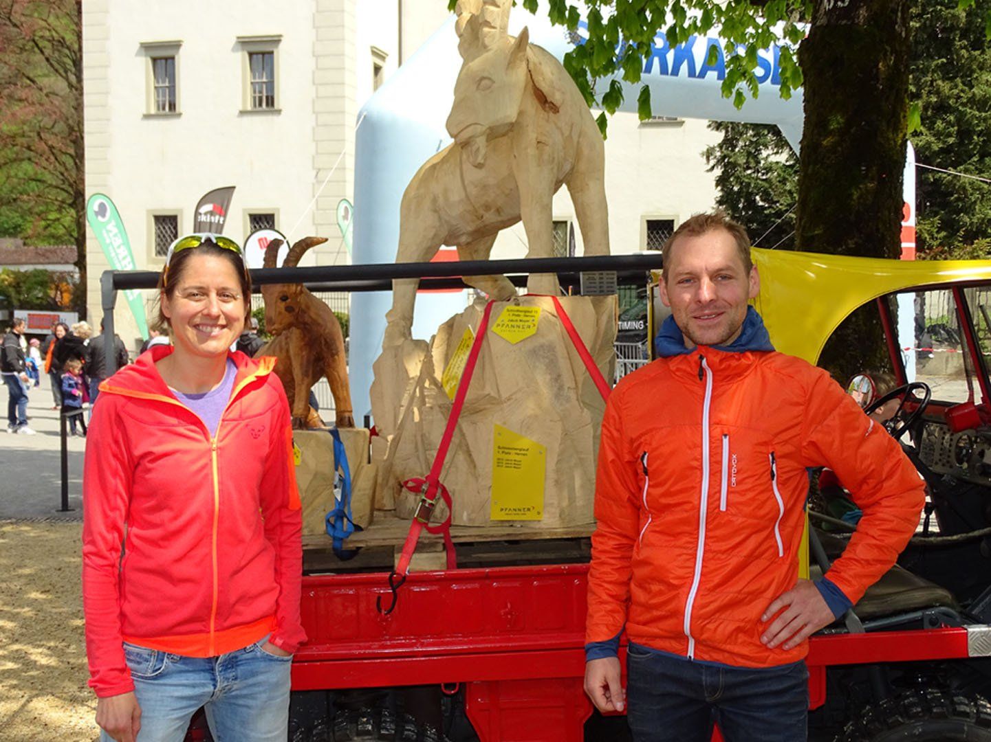 Isabell Markoc und Wolfgang Pfister siegten in denEliteklassen beim heurigen Schlossberglauf. Isabell Markoc und Wolfgang Pfister siegten in denEliteklassen beim heurigen Schlossberglauf.