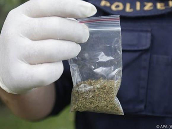 Die Polizisten stellten bei dem mutmaßlichen Drogendealer in Wien-Ottakring 11 Baggies Marihuana sicher.