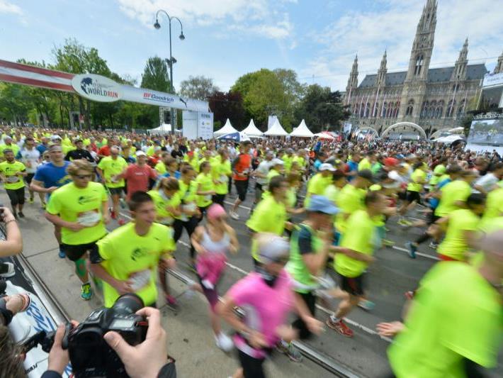 Auch in Wien gingen viele Läufer an den Start.
