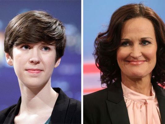 Eva Glawischnig ist zurückgetreten - zuletzt gab es u.a. eine längere Kontroverse mit der Obfrau der Jungen Grünen, Flora Petrik (l.) Eva Glawischnig ist zurückgetreten - zuletzt gab es u.a. eine längere Kontroverse mit der Obfrau der Jungen Grünen, Flora Petrik (l.)