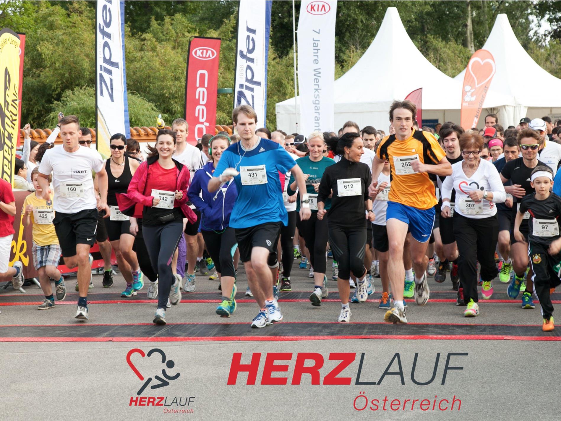 Der Startschuss für den Hauptlauf des Herzlaufs in Wien fällt am 4. Mai um 18.30 Uhr im Donaupark.