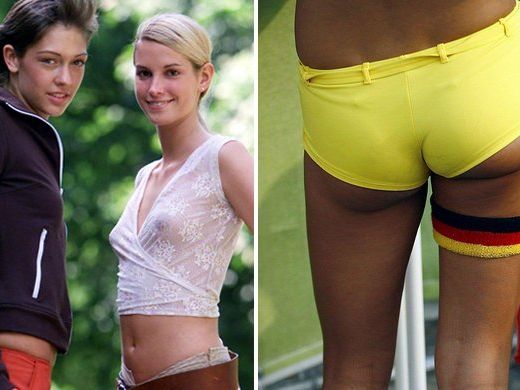Hotpants sind nicht gern gesehen. Hotpants sind nicht gern gesehen.