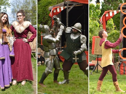 Beim Ritterfest auf der Zirkuswiese Alt Erlaa herrschte mittelalterliches Treiben. Beim Ritterfest auf der Zirkuswiese Alt Erlaa herrschte mittelalterliches Treiben.