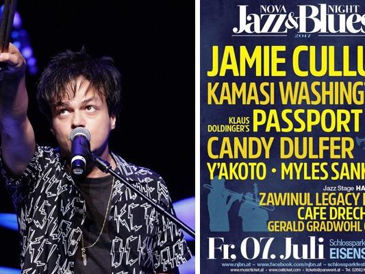 Jamie Cullum wird am 7. Juli beim Nova Jazz & Blues Night Festival mit von der Partie sein.