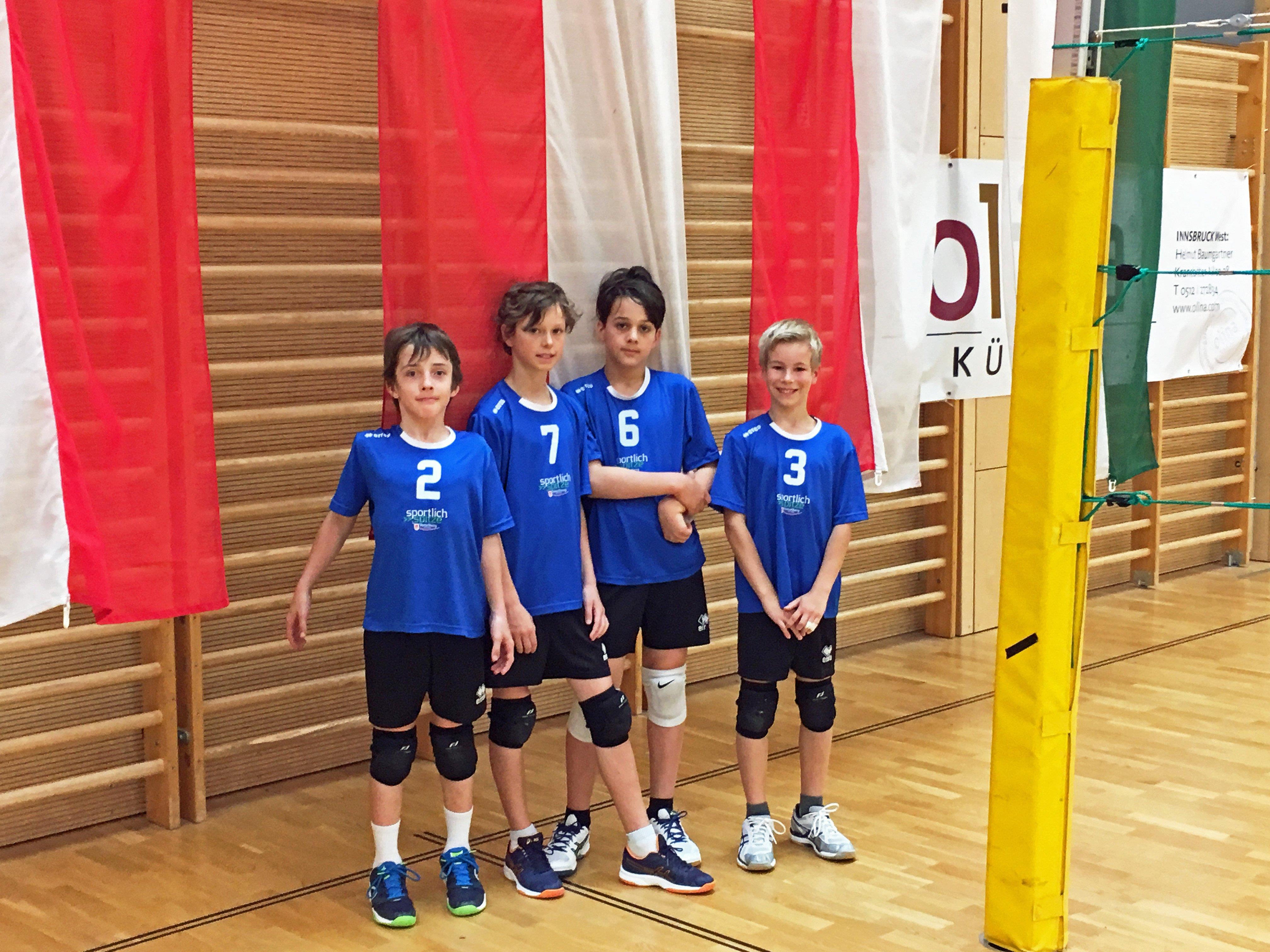 Die U11 Buben des Volleyballclub Dornbirn sind Vize-Staatsmeister.