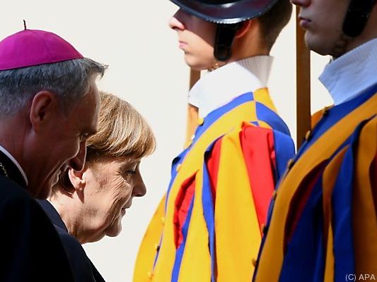 Die deutsche Kanzlerin erneut zu Gast im Vatikan Die deutsche Kanzlerin erneut zu Gast im Vatikan