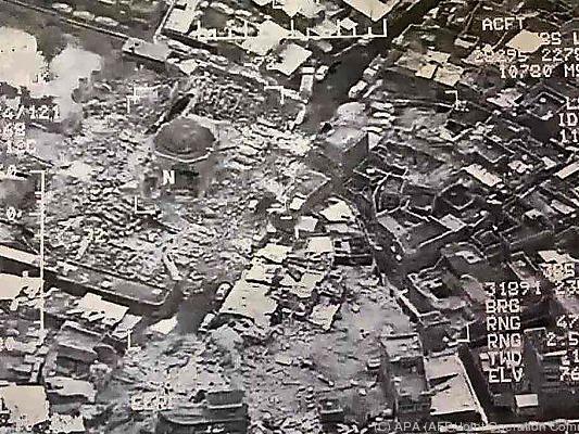 Die Große Moschee von al-Nuri wurde am Mittwoch zerstört