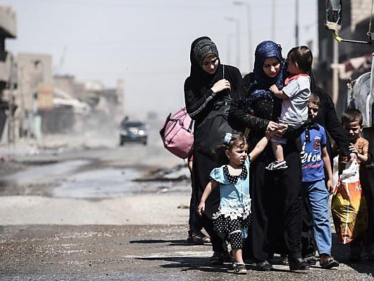 Froh ist, wer Mosul verlassen kann