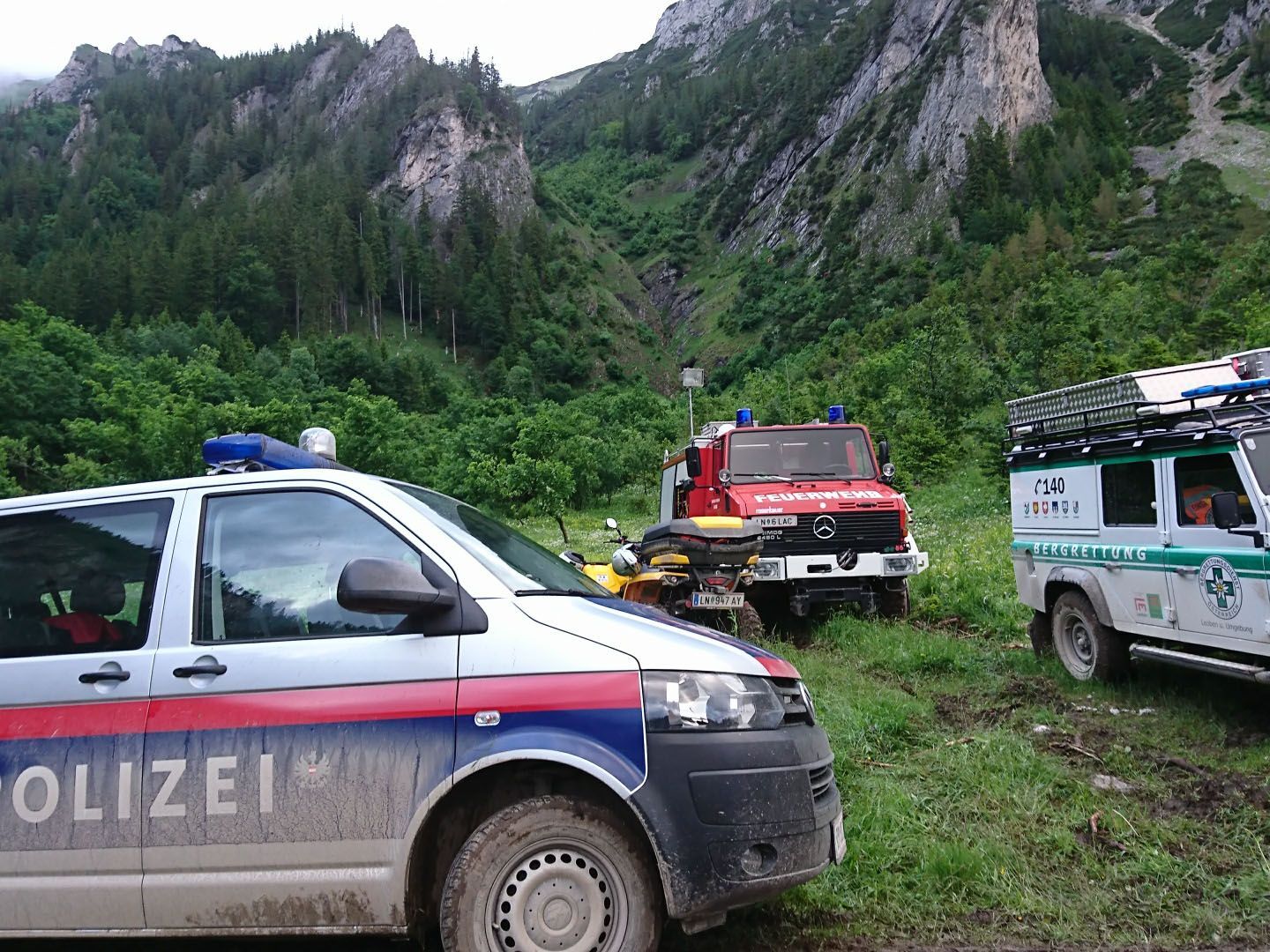 In Trofaiach stürzten zwei Menschen in den Tod.